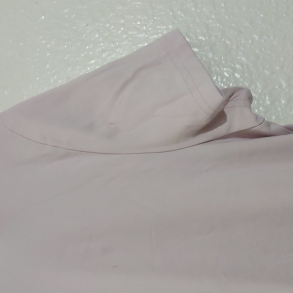 USED CROFT & BARROW STRETCH SHORT SLEEVE SHIRT COLOR SOFT PINK - Picture 4 of 6